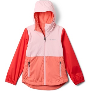 image:imageColumbia Girls Rainy Trails III Fleece Lined JacketHot CoralSatin PinkPoppy Red