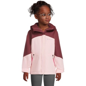 image:imageColumbia Kids Bugaboo III Fleece Interchange Jacket Little KidBig KidSatin PinkRich Wine