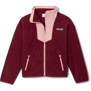 image:imageColumbia Kids Pike Lake II Hooded Jacket Little KidBig KidRich WineEraser Pink