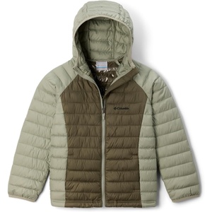image:imageColumbia Kids Powder Lite Ii Hooded Jacket little KidBig KidStone GreenSafari