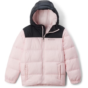 image:imageColumbia Kids Puffect Hooded Jacket little KidBig KidSatin PinkBlack