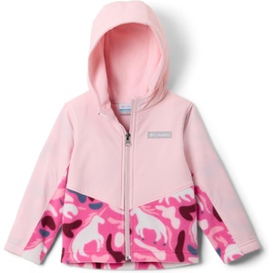 image:imageColumbia Kids Steens Mt Ii Overlay Hoodie toddlerPink Ice UniflaugeSatin Pink