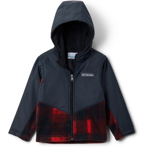 image:imageColumbia Kids Steens Mt Ii Overlay Hoodie toddlerSail Red Omblur TonalBlack