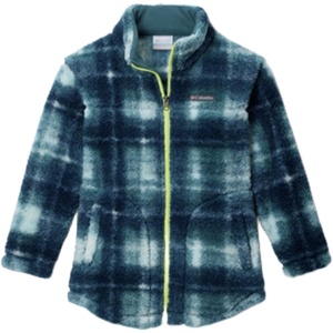 image:imageColumbia Kids West Bend Printed Full Zip little KidBig KidEverblue Omblur