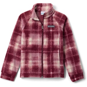 image:imageColumbia Youth Girls Benton Springs II Printed FleeceEraser Pink Omblur
