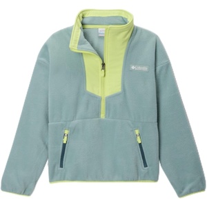 image:imageColumbia boys Sequoia Grove Half Zip FleeceCrushed BlueNeon Light