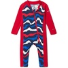 image:imageColumbia Baby Sandy Shores II SunsuitCollegiate Navy WavyMountain Red