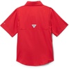 image:imageColumbia Boys Collegiate Tamiami Short Sleeve ShirtOs  Intense Red