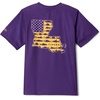 image:imageColumbia Boys Collegiate Terminal Tackle Short Sleeve ShirtLsu  Vivid Purple