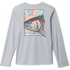 image:imageColumbia Boys Terminal Tackle PFG Fish Shine Long SleeveCool GreyTrout Shine
