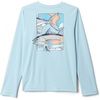 image:imageColumbia Boys Terminal Tackle PFG Fish Shine Long SleeveMarine Light