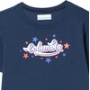 image:imageColumbia Girls La Poudre Pass Short Sleeve TeeCollegiate NavyElevated Patriot