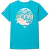 image:imageColumbia Girls PFG Palm Waves Short Sleeve TeeOcean Teal Graphic