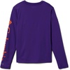 image:imageColumbia Kids CLG Terminal Tackle Long Sleeve Shirt Little KidsBig KidsCle  Vivid PurpleSpark Orange