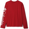 image:imageColumbia Kids CLG Terminal Tackle Long Sleeve Shirt Little KidsBig KidsRed white