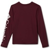 image:imageColumbia Kids CLG Terminal Tackle Long Sleeve Shirt Little KidsBig KidsTam  Deep MaroonWhite