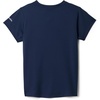 image:imageColumbia Kids Tech Trail Utility Short Sleeve Graphic Crew Little KidBig KidCollegiate NavyRainbow Ridge
