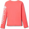 image:imageColumbia Kids Tidal Tee Long Sleeve Little KidsBig KidsNeon SunriseWhite Logo