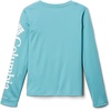 image:imageColumbia Kids Tidal Tee Long Sleeve Little KidsBig KidsSea WaveWhite Logo