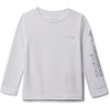 image:imageColumbia Kids Tidal Tee Long Sleeve Little KidsBig KidsWhiteCirrus Grey Logo