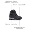 image:imageColumbia Womens Newton Ridge Plus Waterproof Hiking Boot LegacyBlackChalk
