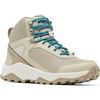 image:imageColumbia Womens Trailstorm Mid Waterproof Hiking ShoeCanvas Tan  River Blue