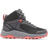 image:imageColumbia Womens Trailstorm Mid Waterproof Hiking ShoeDark Grey  Red Coral