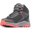 image:imageColumbia Womens Trailstorm Mid Waterproof Hiking ShoeDark Grey  Red Coral