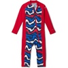 image:imageColumbia Baby Sandy Shores II SunsuitCollegiate Navy WavyMountain Red