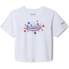 image:imageColumbia Girls La Poudre Pass Short Sleeve TeeWhiteElevated Patriot