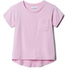 image:imageColumbia Girls Tech Trail Short Sleeve TeeWild Rose Heather