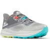 Grey Ice  Bright Aqua