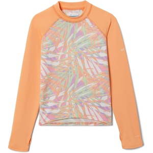 image:imageColumbia BabyBoys Sandy Shores Printed Long Sleeve SunguardPeach Dye PalmsPeach