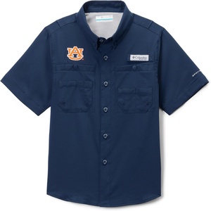 image:imageColumbia Boys Collegiate Tamiami Short Sleeve ShirtAub  Collegiate Navy