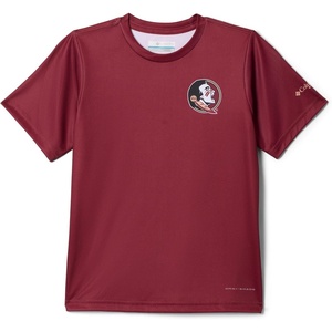 image:imageColumbia Boys Collegiate Terminal Tackle Short Sleeve ShirtFsu  Cabernet