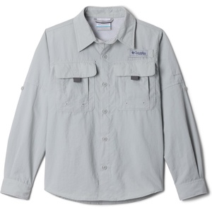 image:imageColumbia Boys PFG Bahama II Long Sleeve ShirtCool Grey