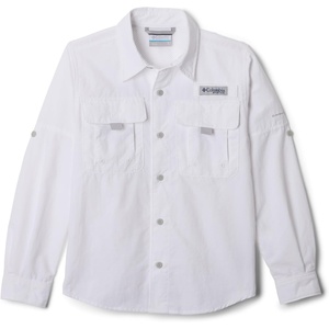 image:imageColumbia Boys PFG Bahama II Long Sleeve ShirtWhite