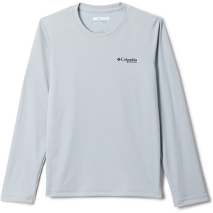image:imageColumbia Boys Terminal Tackle PFG Fish Flag Long Sleeve Little KidsBig KidsCool Grey Graphic
