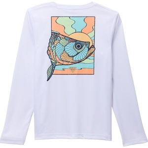 image:imageColumbia Boys Terminal Tackle PFG Fish Shine Long SleeveWhiteTarpon Rise