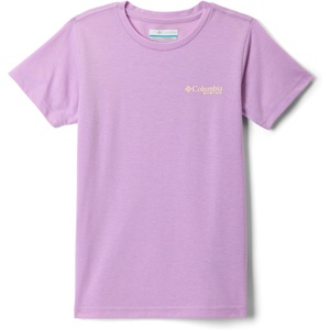image:imageColumbia Girls PFG Short Sleeve Graphic TeeHydrangeaPfg Fish Flag