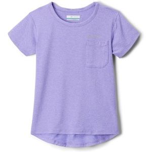 image:imageColumbia Girls Tech Trail Short Sleeve TeePaisley Purple Heather