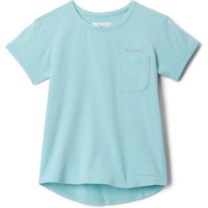 image:imageColumbia Girls Tech Trail Short Sleeve TeeSpray Heather