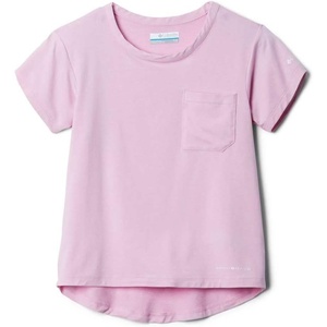 image:imageColumbia Girls Tech Trail Short Sleeve TeeWild Rose Heather