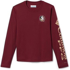 image:imageColumbia Kids CLG Terminal Tackle Long Sleeve Shirt Little KidsBig KidsFsu  CabernetSierra Tan