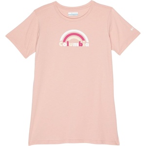image:imageColumbia Kids Mission Lake Short Sleeve Graphic Shirt Little KidsBig KidsFaux Pink Brand Rainbow