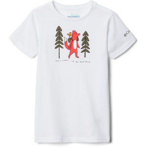 image:imageColumbia Kids Mission Lake Short Sleeve Graphic Shirt Little KidsBig KidsWhite Foxy Pack