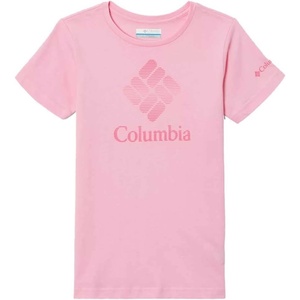 image:imageColumbia Kids Mission Lake Short Sleeve Graphic Shirt Little KidsBig KidsWild RoseCsc Stacked Banded Graphic