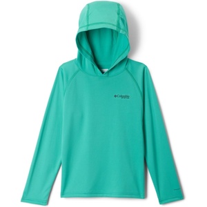 image:imageColumbia Kids PFG Solar Stream II Hoodie Little KidBig KidGlaze Green