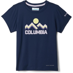 image:imageColumbia Kids Tech Trail Utility Short Sleeve Graphic Crew Little KidBig KidCollegiate NavyRainbow Ridge