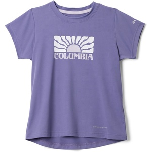 image:imageColumbia Kids Tech Trail Utility Short Sleeve Graphic Crew Little KidBig KidStormwatchFloral Groove